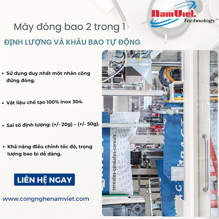 m&aacute;y đ&oacute;ng bao 2 trong 1
