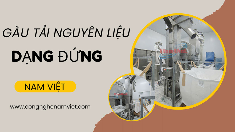 gàu tải liệu dạng đứng