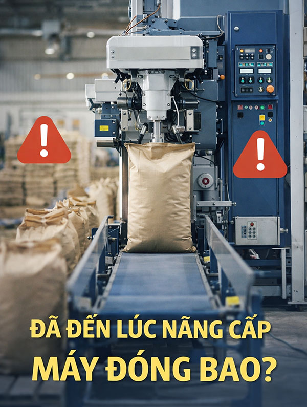 dây chuyền máy đóng bao tự động