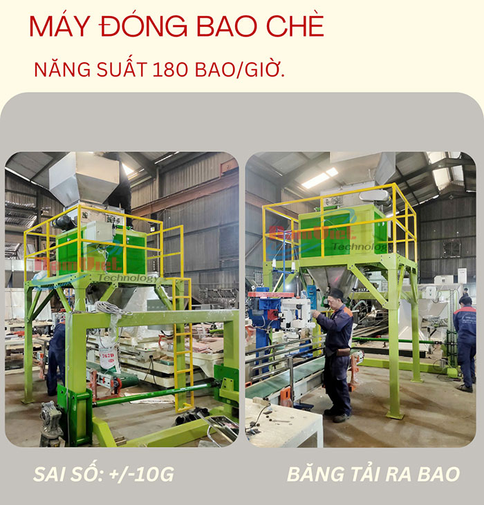 Cân đóng bao chè 1 phễu cân