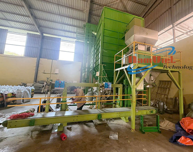 Cân đóng bao chè 1 phễu cân