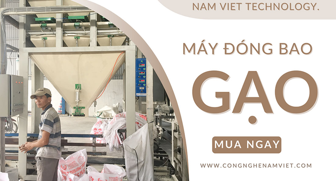 máy đóng bao gạo năng suất 1200 bao/giờ