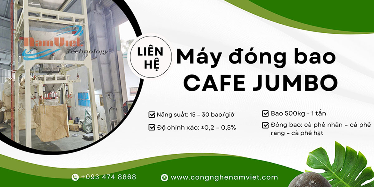m&aacute;y đ&oacute;ng bao jumbo c&agrave; ph&ecirc; 1 tấn