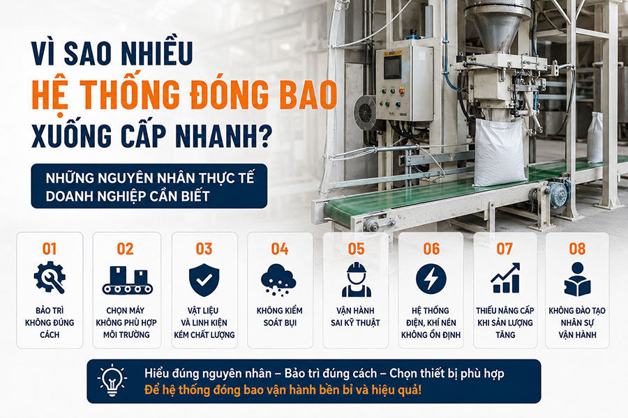 V&igrave; sao nhiều hệ thống đ&oacute;ng bao xuống cấp nhanh? 