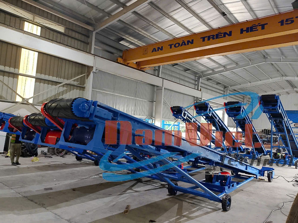 băng tải nâng hạ hàng