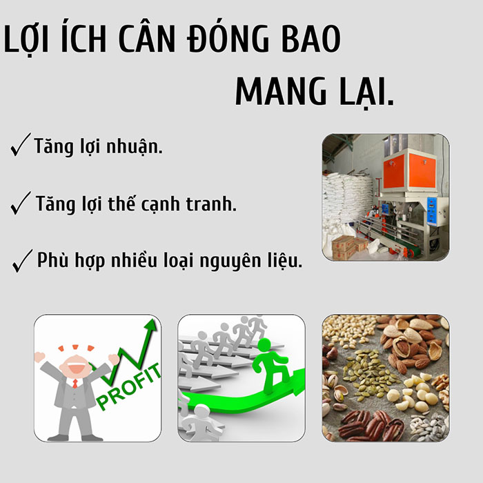 lợi &iacute;ch c&acirc;n đ&oacute;ng bao mang lại