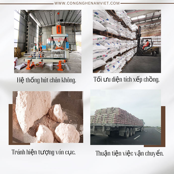 Vì sao cân đóng bao bột công nghiệp cần hệ thống hút chân không?