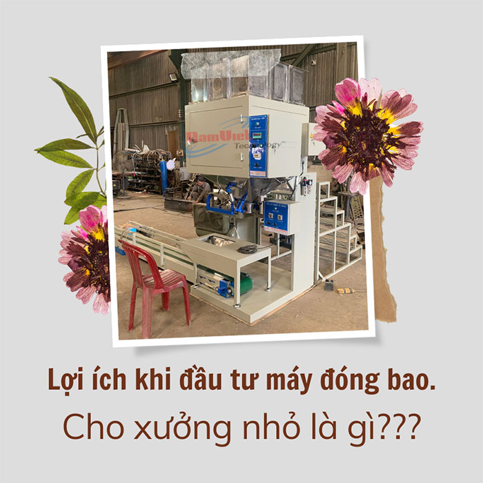Máy đóng bao cho xưởng nhỏ: Có đáng để đầu tư hay không?