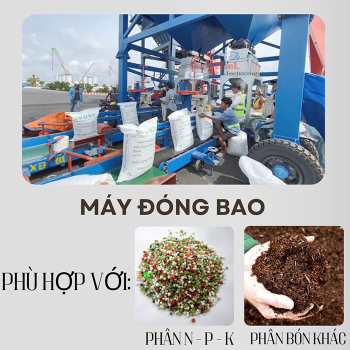 M&aacute;y đ&oacute;ng bao ph&acirc;n b&oacute;n NPK