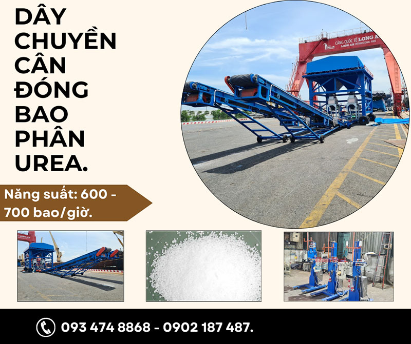dây chuyền cân đóng bao phân bón urea