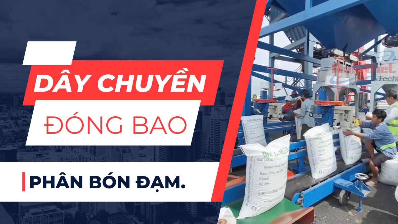 Dây chuyền đóng bao phân đạm 1200 bao/giờ