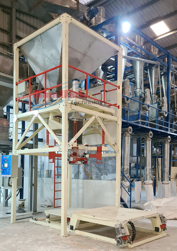 Hệ thống cân đóng bao Jumbo tinh bột sắn.