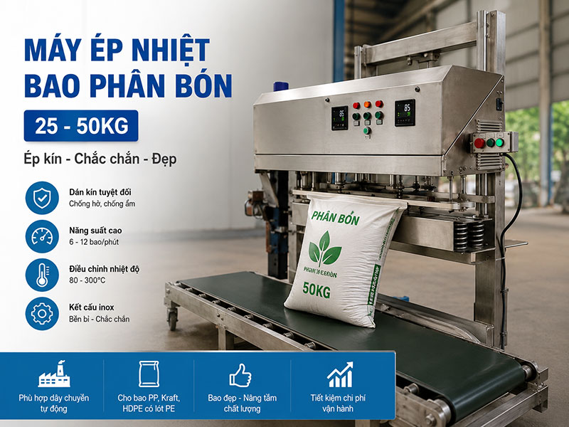 m&aacute;y &eacute;p nhiệt bao b&igrave; ph&acirc;n b&oacute;n