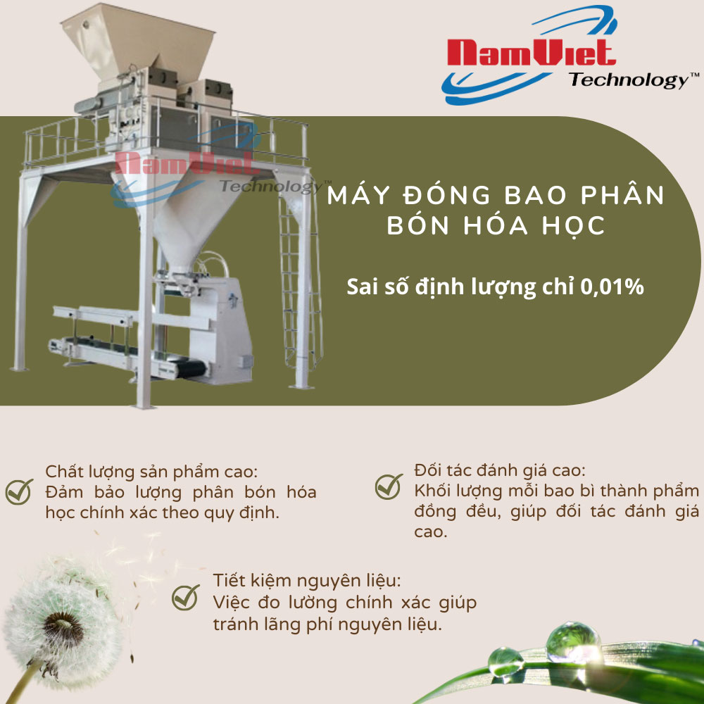 Máy đóng bao phân bón hóa học