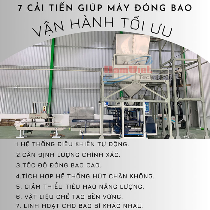 cải tiến máy đóng bao bì hoạt động tốt hơn