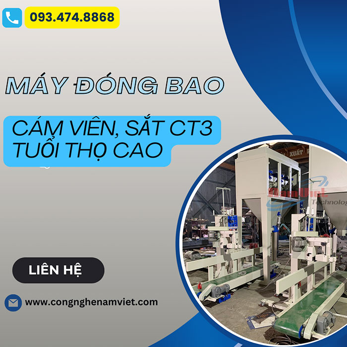 M&aacute;y đ&oacute;ng bao c&aacute;m vi&ecirc;n.