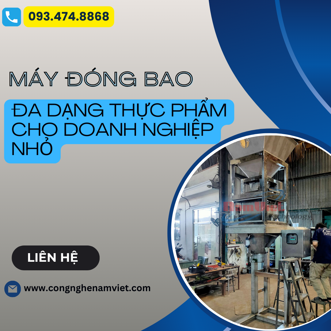Máy đóng bao đa dạng thực phẩm.