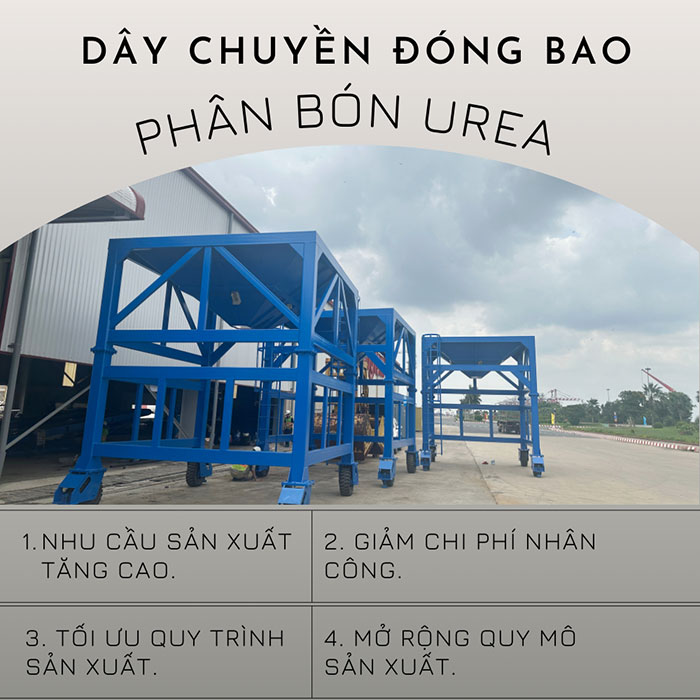 dây chuyền đóng bao phân bón urea