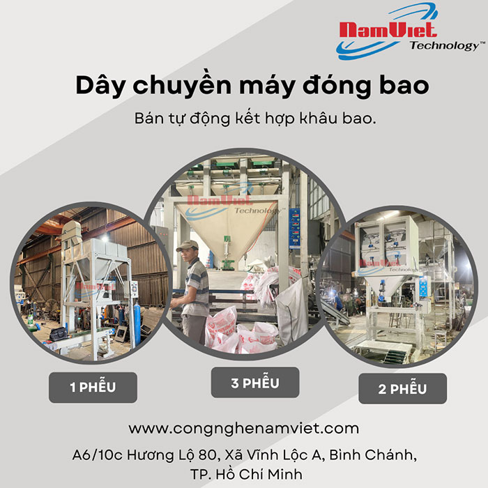 M&aacute;y đ&oacute;ng bao b&aacute;n tự động kết hợp m&aacute;y kh&acirc;u bao
