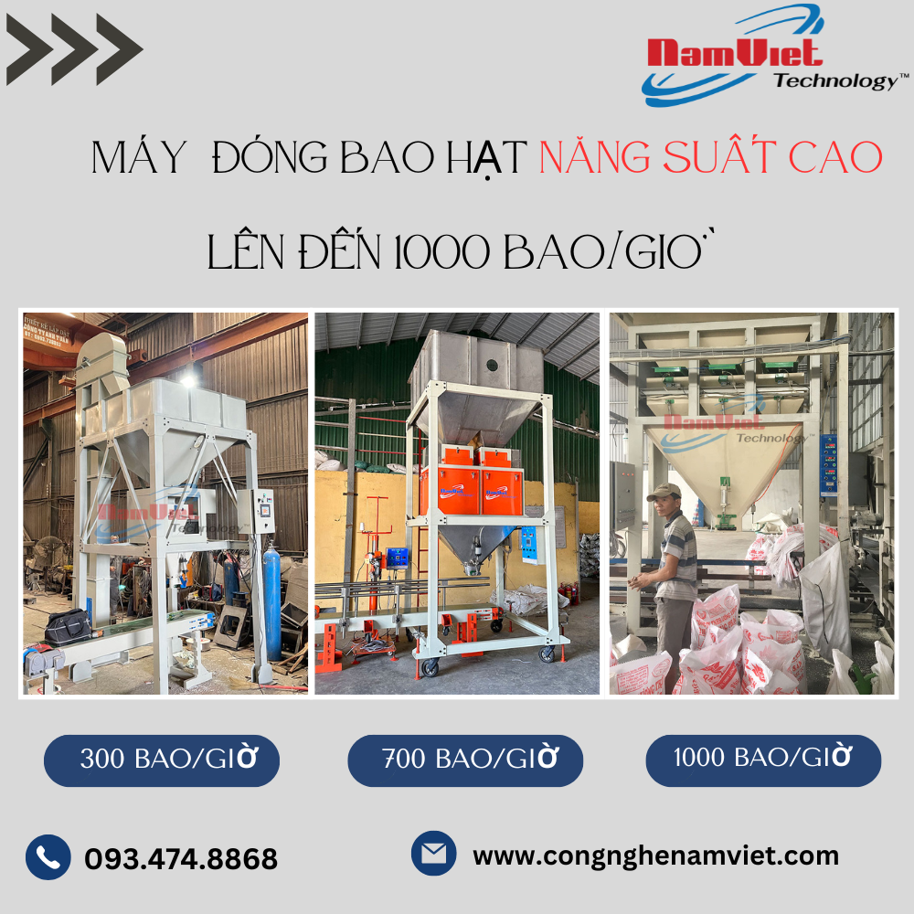 máy đóng bao tăng năng suất