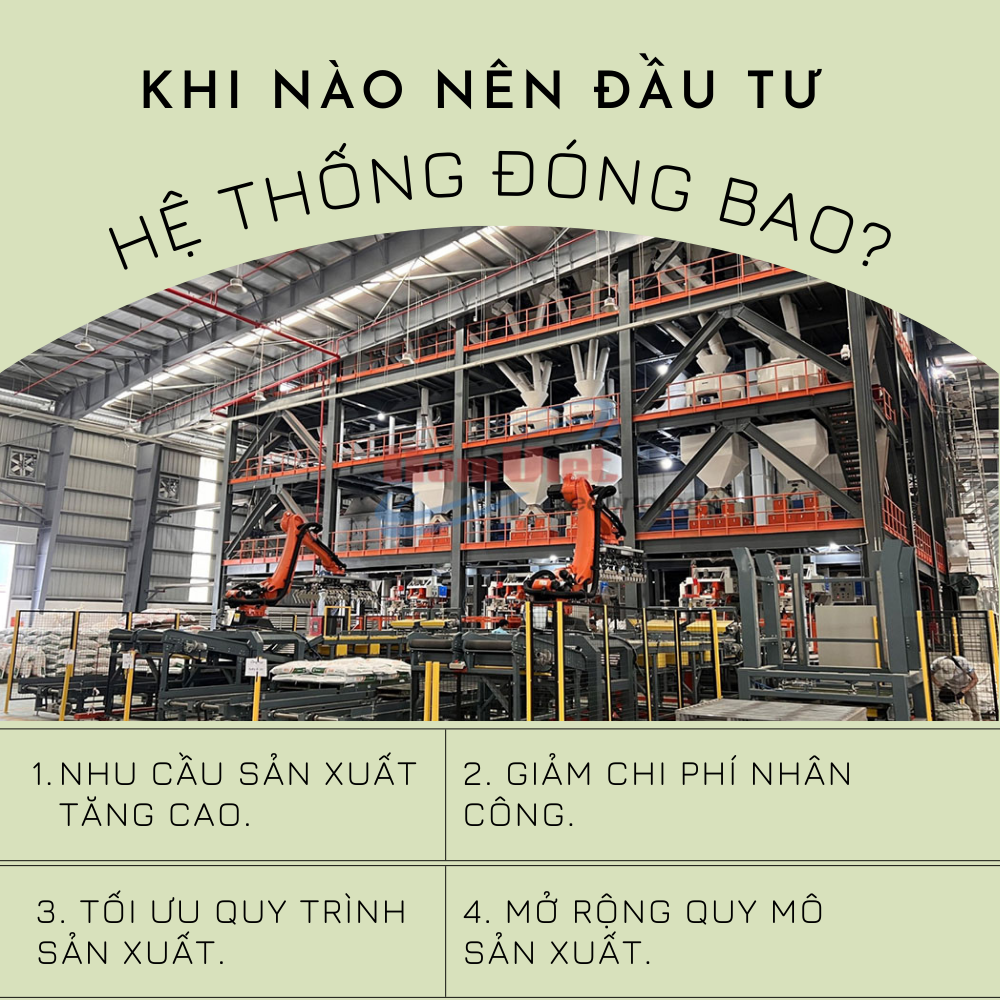 Khi nào bạn nên đầu tư hệ thống đóng bao?