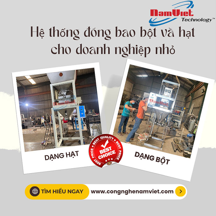 Cách lựa chọn hệ thống đóng bao cho doanh nghiệp vừa và nhỏ.