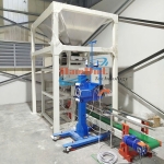 Máy đóng bao đường 2 phễu cân – năng suất 12 bao/phút.