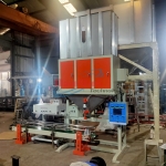 Cân đóng gói gạo 1–10kg năng suất 900 bao/giờ.