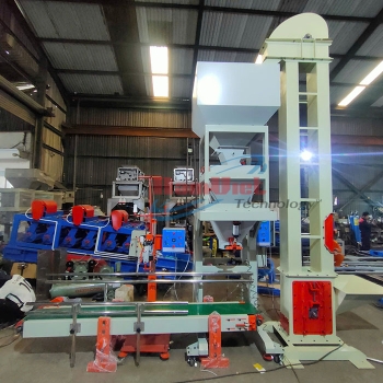 Máy đóng bao hạt bắp ngô 1 phễu cân