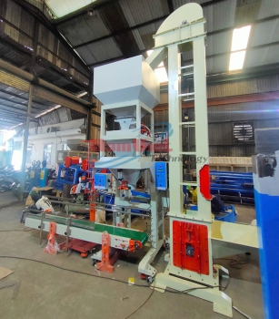 Máy đóng bao hạt bắp ngô 1 phễu cân