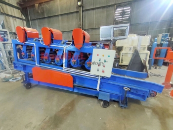 Máy dần bao phân bón bao bì 25kg, 50kg.