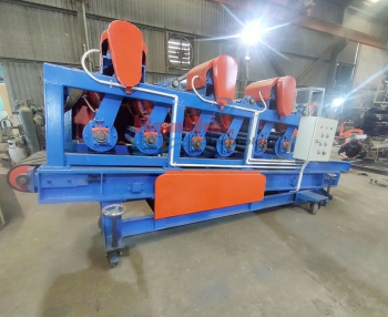 Máy dần bao phân bón bao bì 25kg, 50kg.