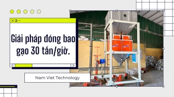 Tự động hóa khâu cuối – mở khóa năng suất 30 tấn/giờ cho ngành xay xát gạo.