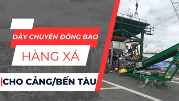 Nam Việt thiết kế dây chuyền đóng bao 1.200 bao/giờ, rút ngắn hơn 60% thời gian bốc xếp tại cảng.