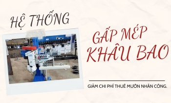 Máy gấp mép và khâu bao (2 trong 1) – Giảm ngay 1 nhân công vân hành.