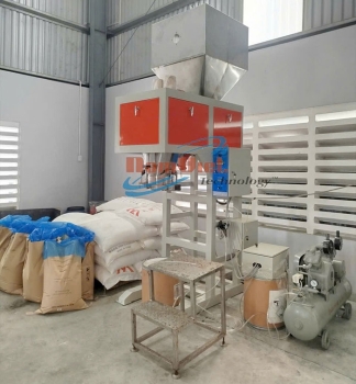 Cân đóng bao phân vi sinh 1 phễu