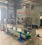 Máy đóng bao bột gỗ năng suất 200 bao/giờ.