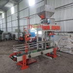 Máy đóng bao phân bón bột + hạt – năng suất 200 bao giờ.