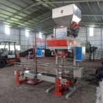 Máy đóng bao phân bón bột + hạt – năng suất 200 bao giờ.