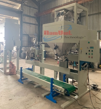 Cân đóng bao bột mì 1 phễu cân