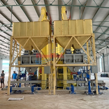 Cân đóng bao bột mịn tự động bao bì 50kg