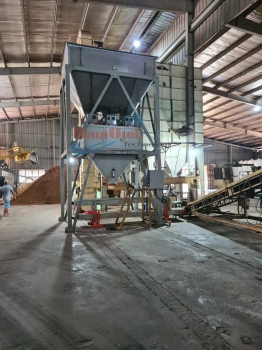 Cân đóng bao nguyên liệu bột 3 phễu NVB03