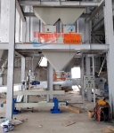Cân đóng bao thức ăn gia súc 2 phễu cân