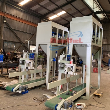 Máy đóng bao muối hạt năng suất 900 bao/giờ