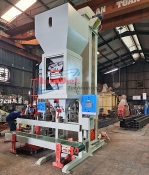 Cân đóng bao đậu xanh 1 phễu cân
