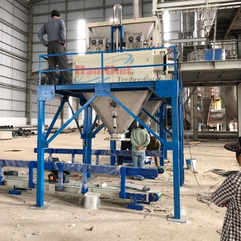 Cân đóng bao bột mì 2 phễu cân