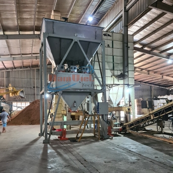 Máy đóng bao bì bột sữa 3 phễu cân