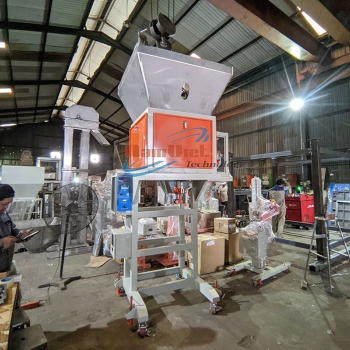 Máy đóng bao hạt ngô 1 phễu cân