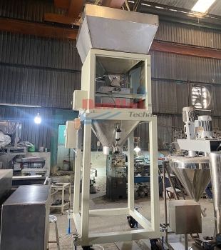 Máy đóng bao hạt sen 1 phễu cân