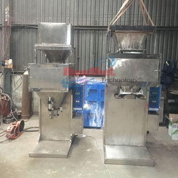 Máy đóng bao muối hạt năng suất 300 bao/giờ